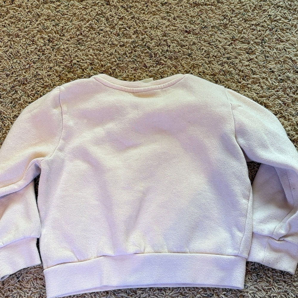 Disney Minnie Mouse Light Pink Kids Sweater - Picture 3 of 4